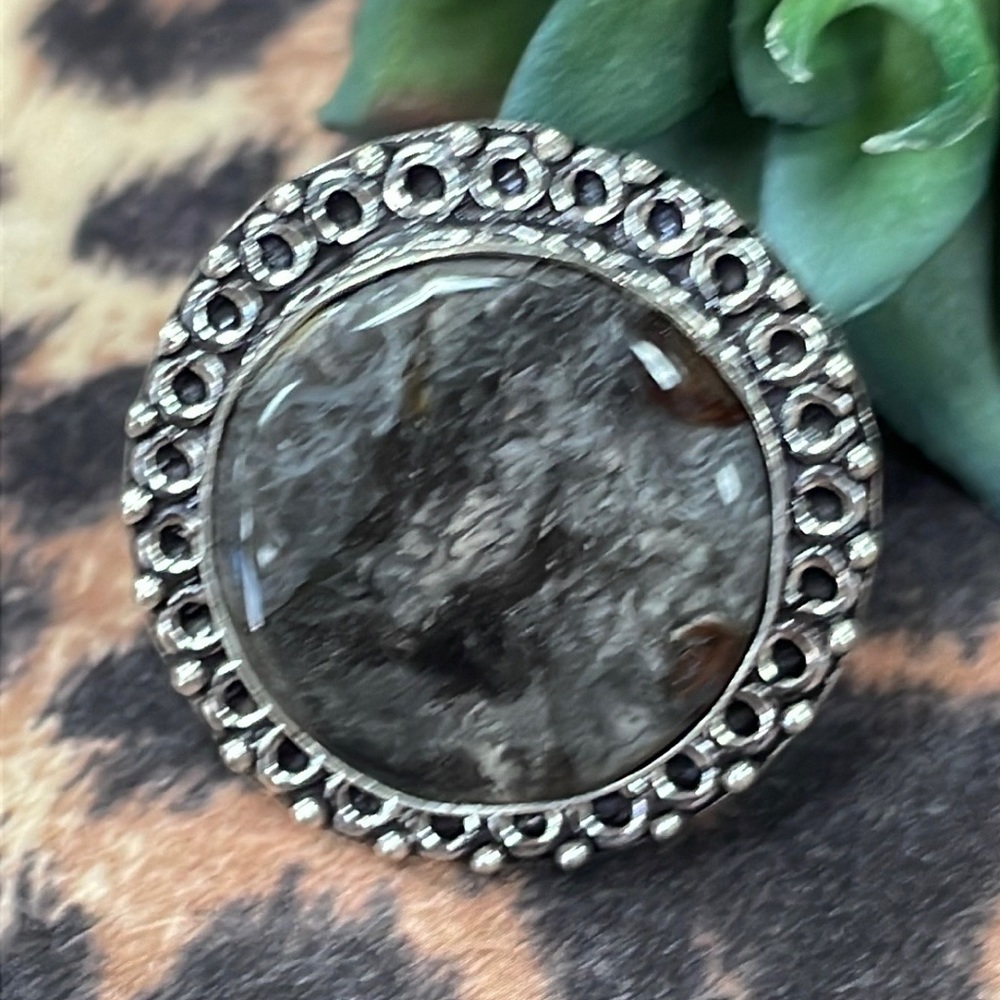 Coffee Bean Jasper Ring View 3